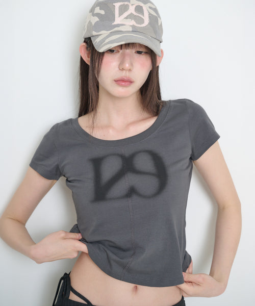 129 BASIC T-SHIRT - 2 COLORS CHARCOAL