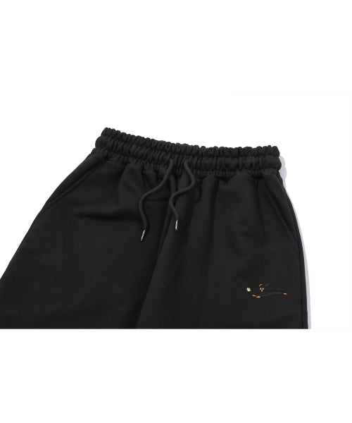 STITCH SWEATPANTS - 2 COLORS BLACK