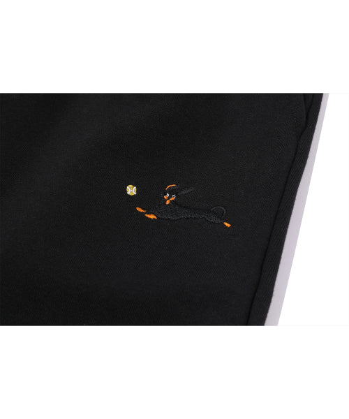 STITCH SWEATPANTS - 2 COLORS BLACK