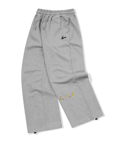 STITCH PIGMENT SWEATPANTS - 2 COLORS GREY