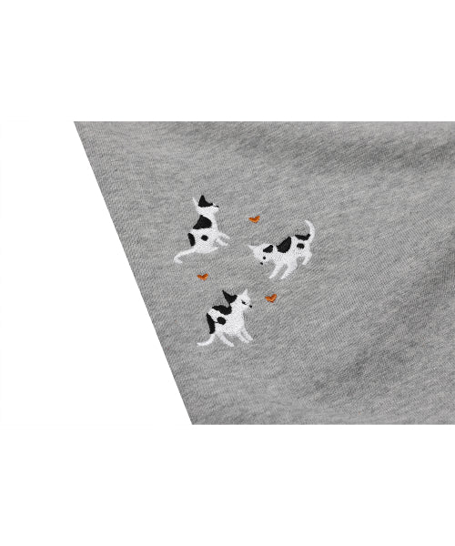 STITCH PIGMENT SWEATPANTS - 2 COLORS GREY