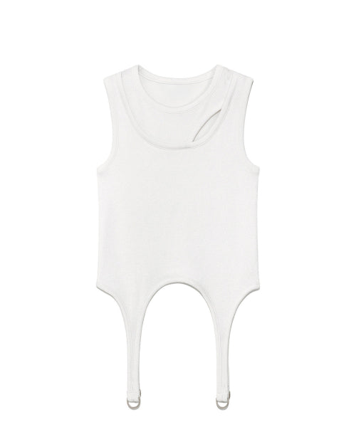 DETAIL SLEVELESS - 3 COLORS WHITE