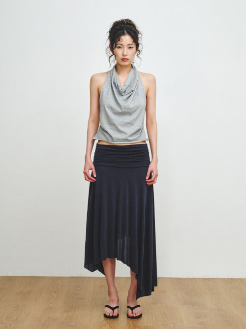 HALTER NECK SLEEVELESS - 3 COLORS GREY