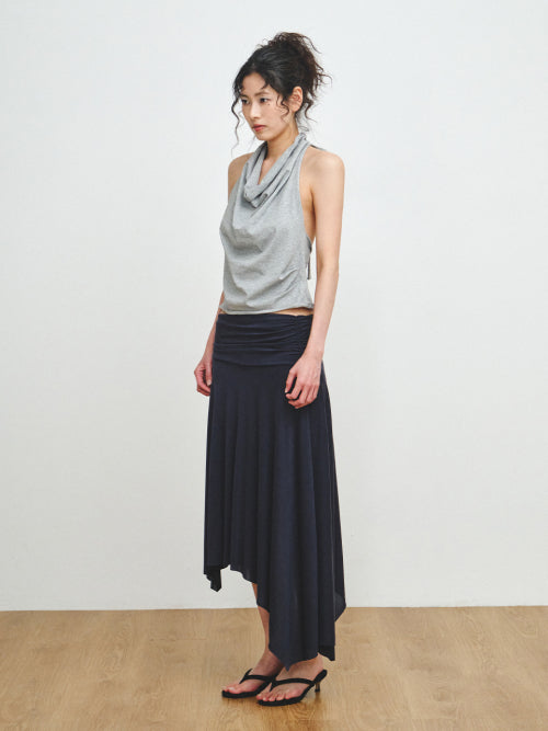 HALTER NECK SLEEVELESS - 3 COLORS GREY