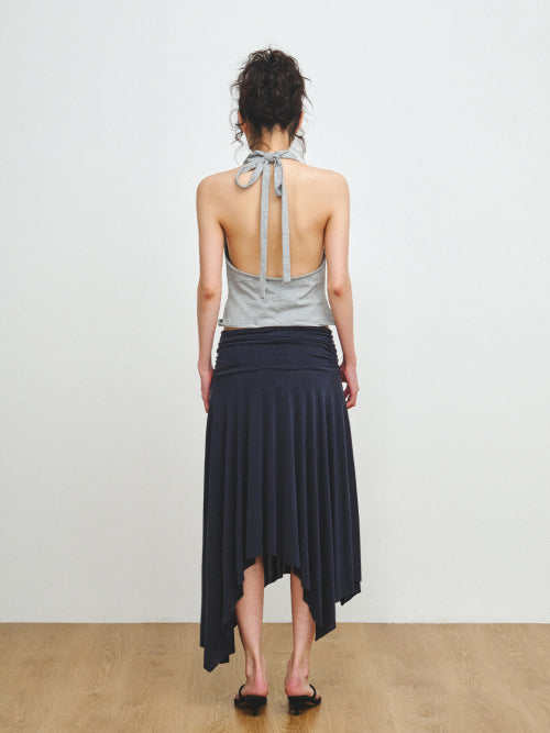 HALTER NECK SLEEVELESS - 3 COLORS GREY
