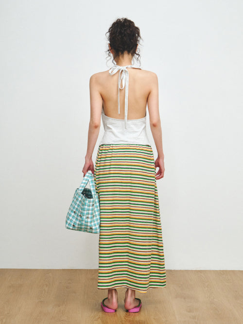 HALTER NECK SLEEVELESS - 3 COLORS MELANGE