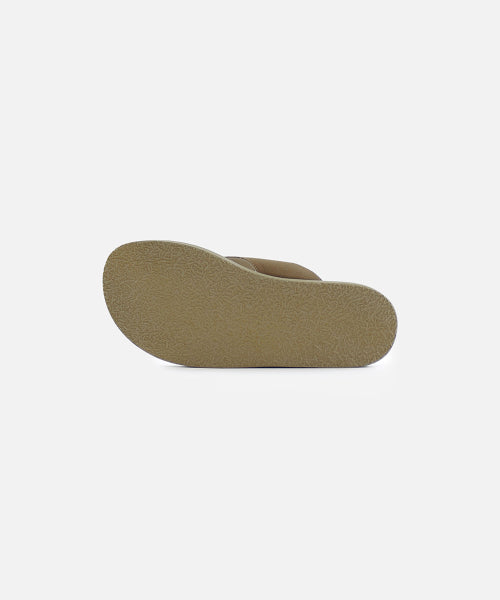 BASIC SUEDE FLIP-FLOP SLIPPER BEIGE