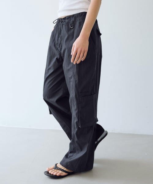 CARGO PARACHUTE STRING PANTS - 3 COLORS BEIGE