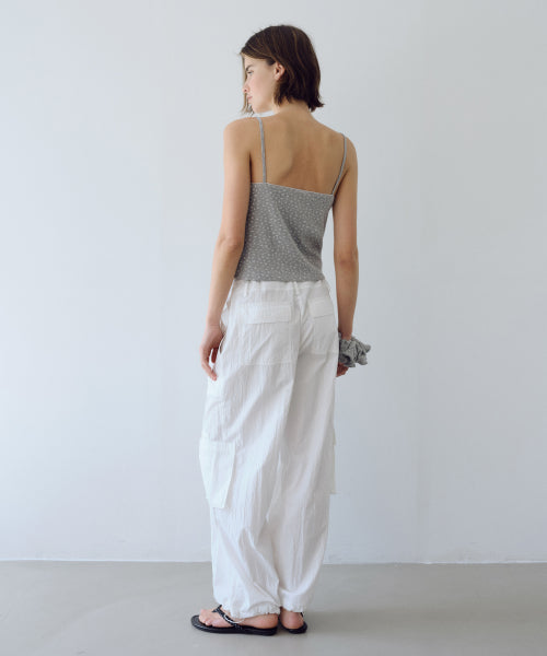 CARGO PARACHUTE STRING PANTS - 3 COLORS BEIGE