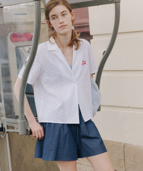 LINEN BANDING SHORTS - 4 COLORS NAVY