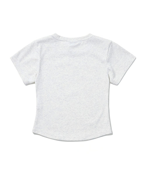 NOSTALGIA TYPO BABY T-SHIRT - 3 COLORS LIGHT GREY