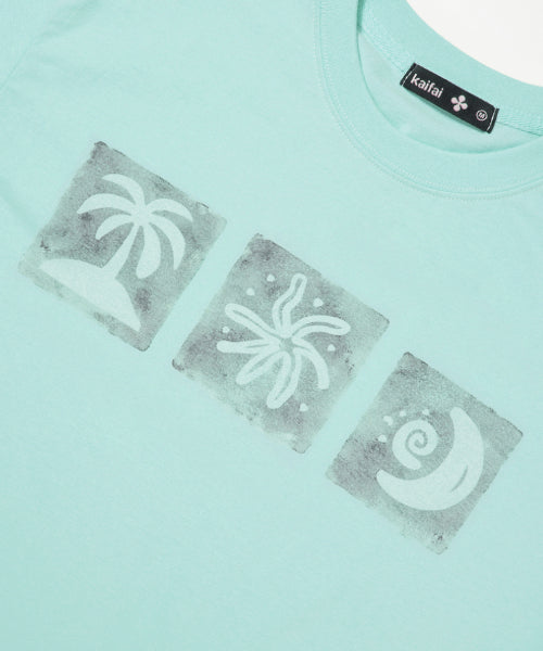 SUMMER RHYTHM SHORT SLEEVE T-SHIRT - 4 COLORS MINT
