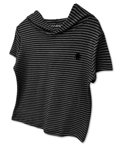 STRIPE HOODIE - 3 COLORS BLACK