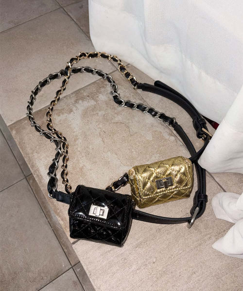COIN PURSE CHAIN BELT METAL AS SHOWN
