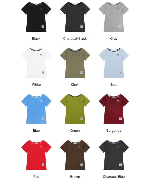 SHORT SLEEVE TEE - 11 COLORS BLACK