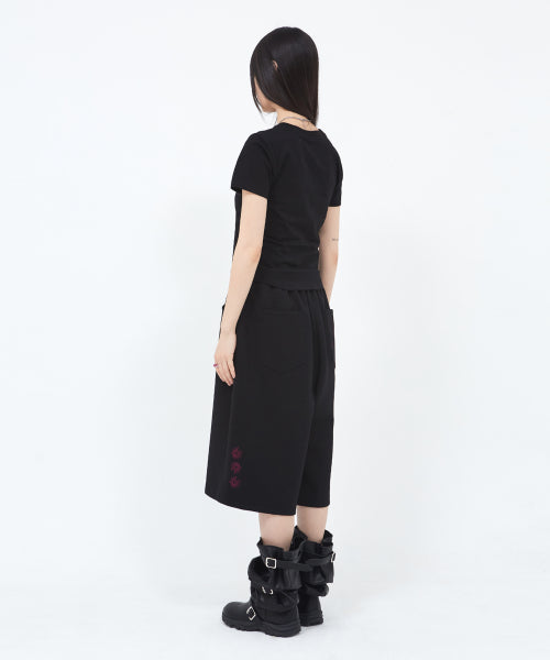 SALT SWEAT BERMUDA PANTS - 2 COLORS BLACK