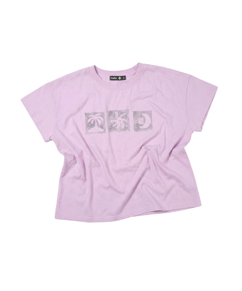 SUMMER RHYTHM SHORT SLEEVE T-SHIRT - 4 COLORS PURPLE