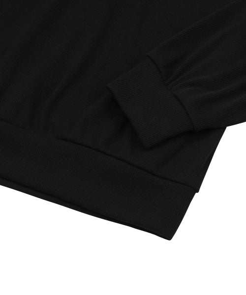 HOODIE OFF SHOULDER SWEATSHIRT - 3 COLORS BLACK