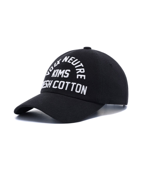 VOIX LOGO BALL CAP - 4 COLORS BLACK