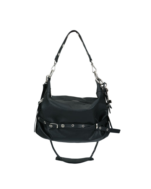 MINI SLOUCHY BAG (LEMONADE) - 3 COLORS BLACK