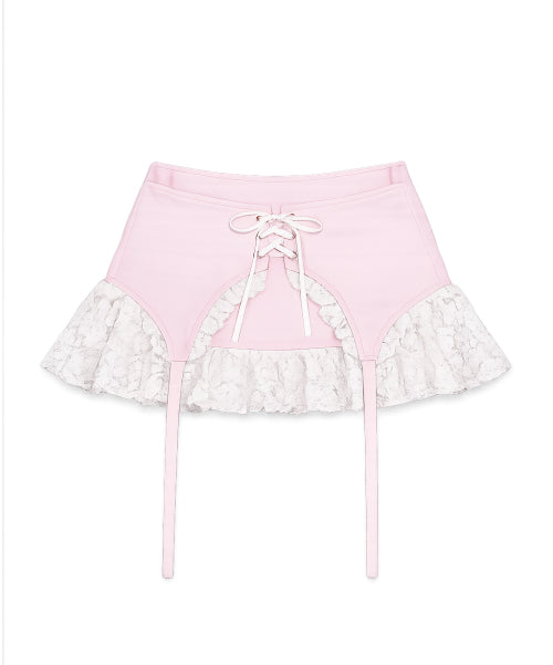 LACE SKIRT - 3 COLORS PINK