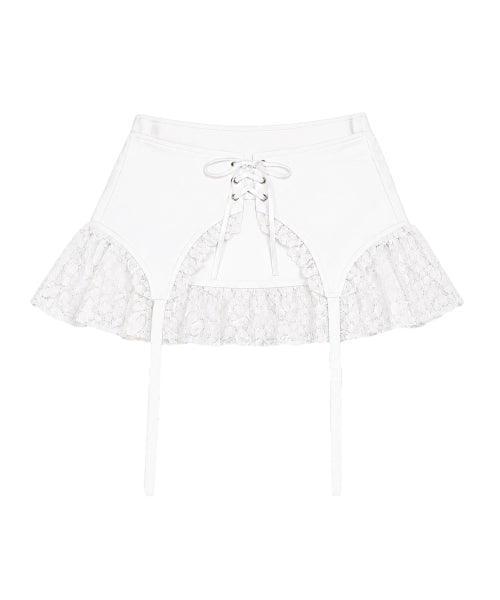 LACE SKIRT - 3 COLORS WHITE