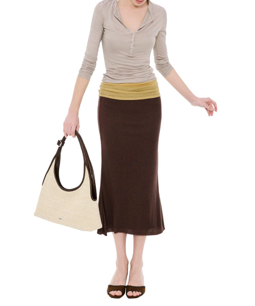 RINGO BAG MINI - 2 COLORS RAFFIA BROWN
