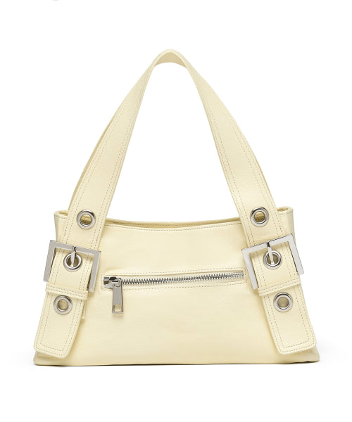 EYELET MINI BAG - 4 COLORS YELLOW