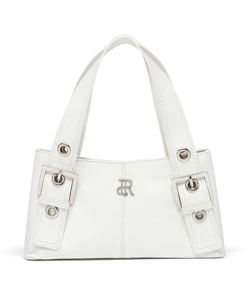 EYELET MINI BAG - 4 COLORS WHITE