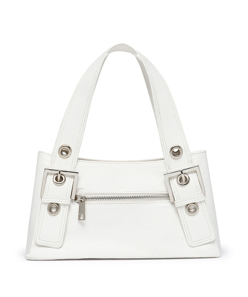 EYELET MINI BAG - 4 COLORS WHITE