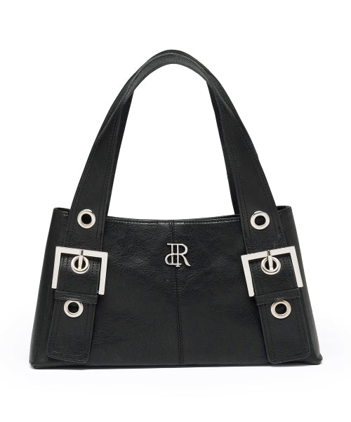 EYELET MINI BAG - 4 COLORS BLACK