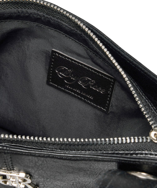 EYELET MINI BAG - 4 COLORS BLACK