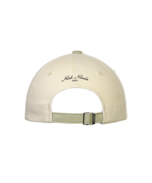NICOLE LETTERING BALL CAP #徐睿知同款! - 9 COLORS KHAKI
