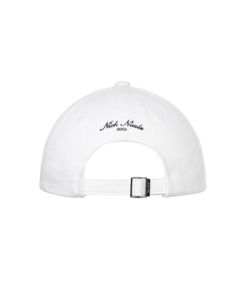 NICOLE LETTERING BALL CAP #徐睿知同款! - 9 COLORS CHARCOAL