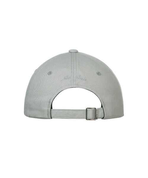 NICOLE LETTERING BALL CAP #徐睿知同款! - 9 COLORS GREY