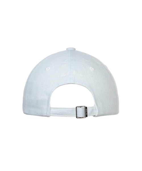 NICOLE LETTERING BALL CAP #徐睿知同款! - 9 COLORS SKY BLUE