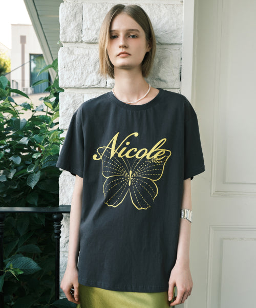 NICOLE BUTTERFLY SLEEVE TOP #徐睿知同款! - 13 COLORS YELLOW