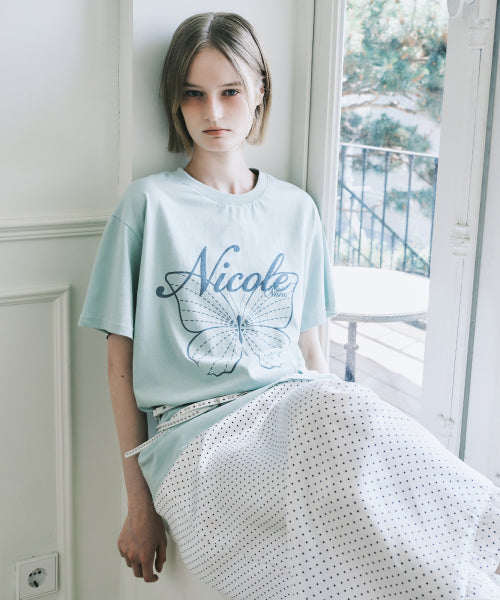 NICOLE BUTTERFLY SLEEVE TOP #徐睿知同款! - 13 COLORS GREY