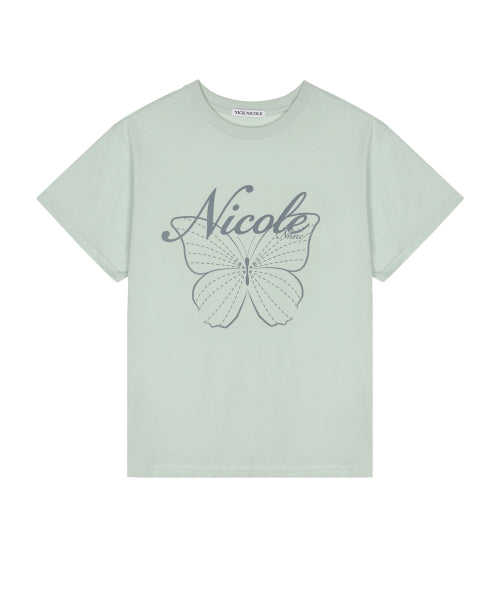 NICOLE BUTTERFLY SLEEVE TOP #徐睿知同款! - 13 COLORS GREY