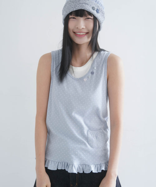 SLEEVELESS - 2 COLORS BLUE
