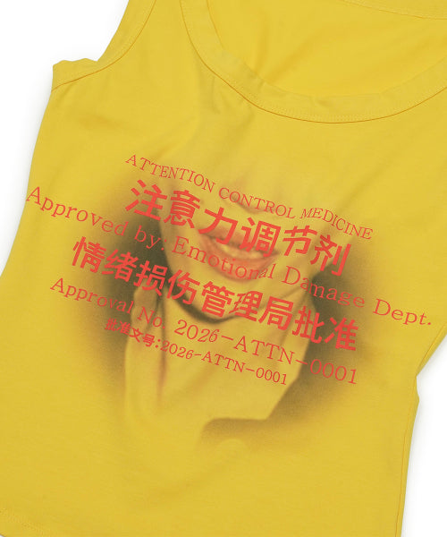 GRAILZ ADHD MEDICINE SLEEVELESS - 3 COLORS YELLOW