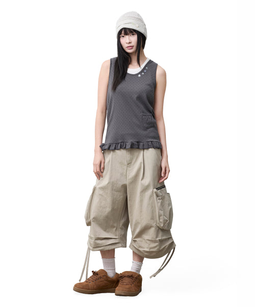SLEEVELESS - 2 COLORS CHARCOAL
