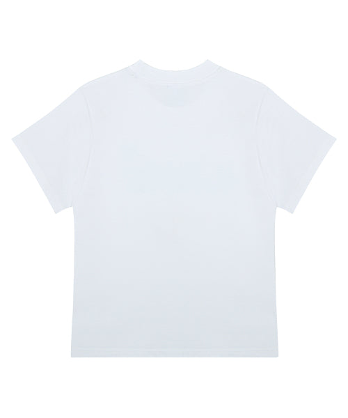 SY LUV DOT TEE - 3 COLORS WHITE