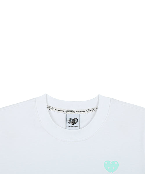 SY LUV DOT TEE - 3 COLORS WHITE