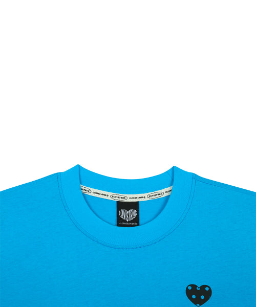SY LUV DOT TEE - 3 COLORS BLUE