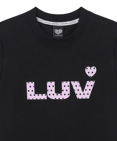 SY LUV DOT TEE - 3 COLORS BLACK