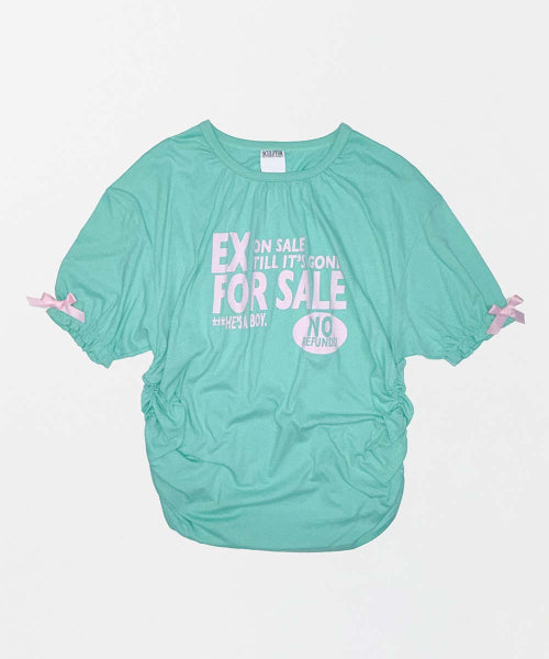 GARAGE SHIRRING TEE - 3 COLORS MINT