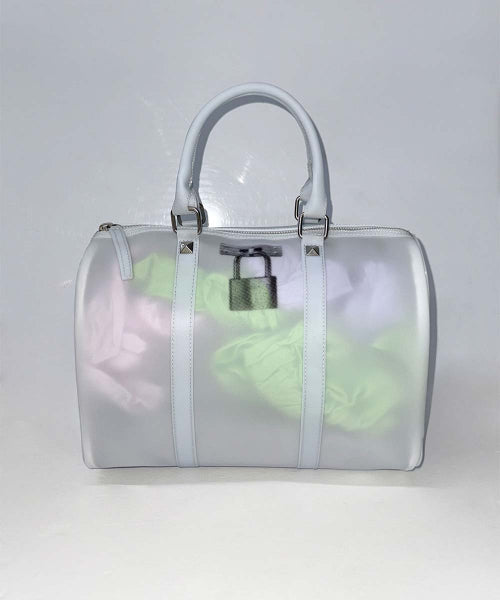 JELLY BOSTON BAG - 3 COLORS BABY BLUE