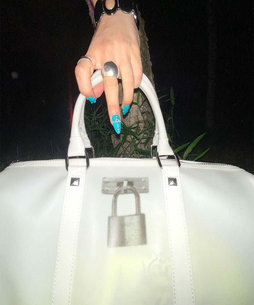JELLY BOSTON BAG - 3 COLORS WHITE