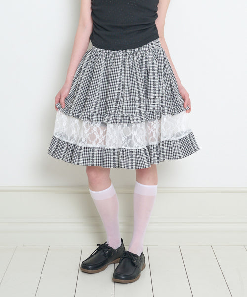 SKIRT GREY - 2 COLORS BLACK